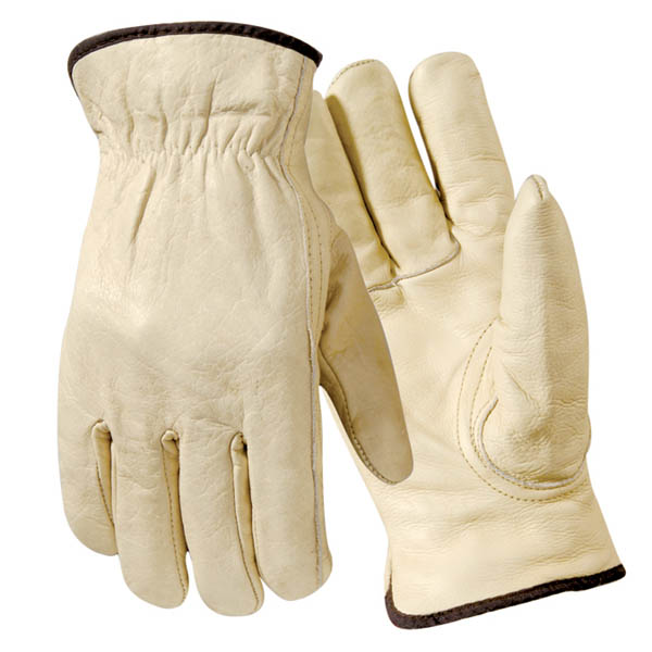 Wells Lamont Y0131 Grain Cowhide Leather Driver Work Gloves